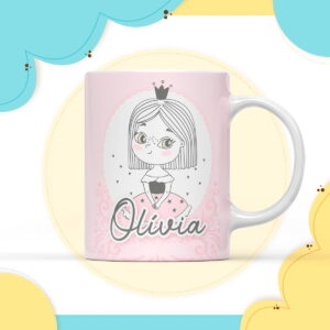 Arte Digital Caneca Princesa - Arquivo Digital 4 Arte Digital Caneca Princesa - Arquivo Digital