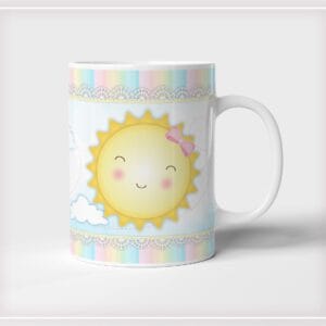 Arte Digital Caneca Raio de Sol