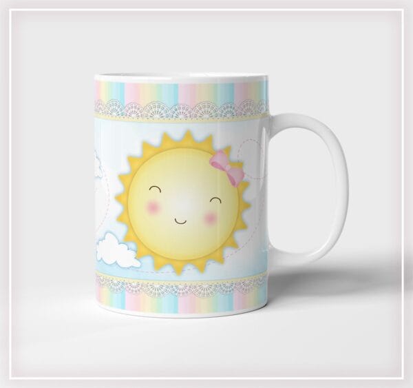 Arte Digital Caneca Raio de Sol