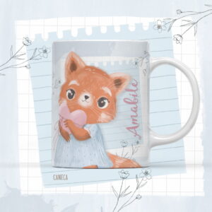 Arte Digital Caneca Raposa Delicada
