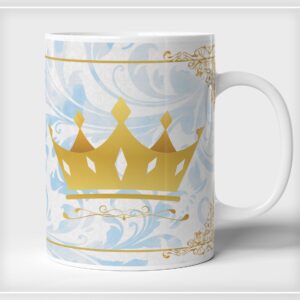 Arte Digital Caneca Realeza Menino