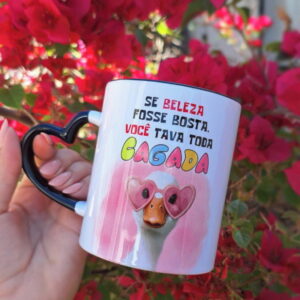 Arte Digital Caneca se Beleza Fosse Bosta Sublimação