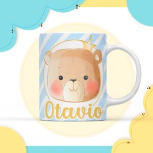 Arte Digital Caneca Ursinho Príncipe