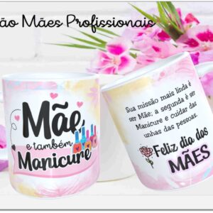 Arte Digital Canecas Mães Profissionais - Png e Corel