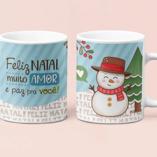 Arte Digital Canecas - Natal 2023