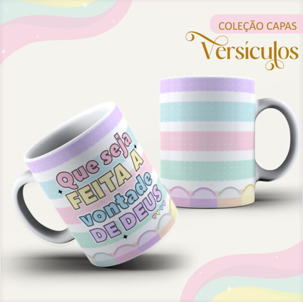Arte Digital Canecas Versículos