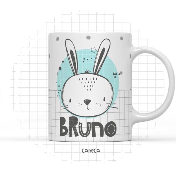 Arte Digital Coelho Escandinavo