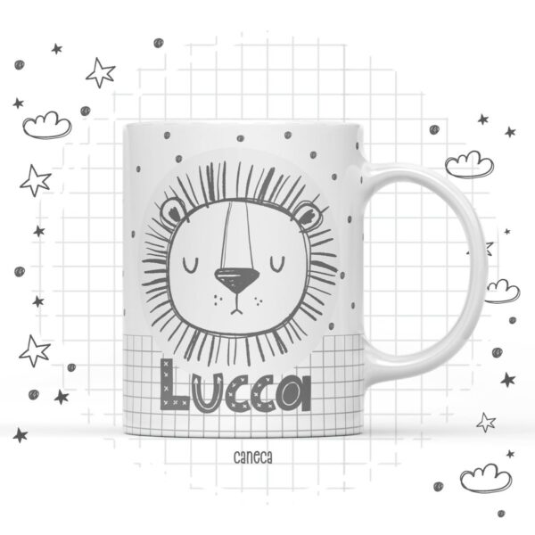 Arte Digital Leão Escandinavo