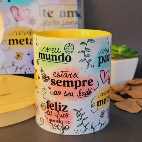 Arte Digital para Caneca de Dia dos Namorados