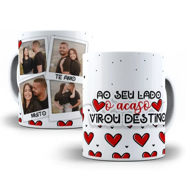 Arte Digital para Caneca do Dia dos Namorados