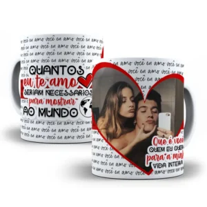 Arte Digital para Caneca do Dia dos Namorados
