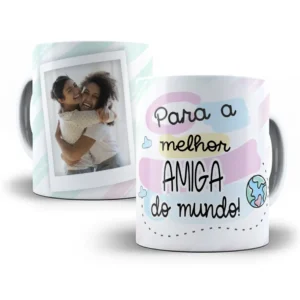 Arte Para A Melhor Amiga Do Mundo Sublimacao Caneca