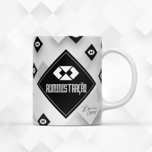 Arte para Caneca Administração Masculina