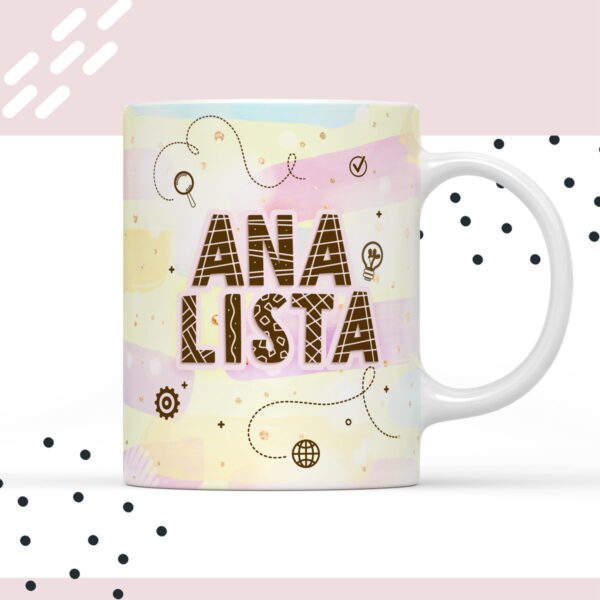 Arte para Caneca Analista