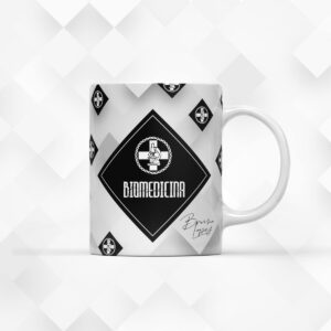 Arte para Caneca Biomedicina Masculina