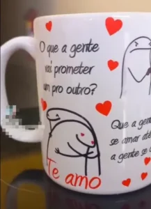 Arte para Caneca com Frase de Promessas em PNG