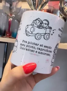 Arte para Caneca Coração Aeroporto em Corel Draw