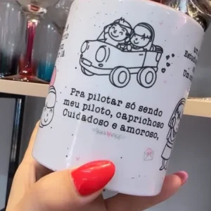 Arte para Caneca Coração Aeroporto em Corel Draw