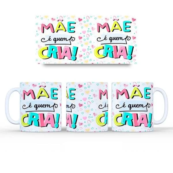 Arte para Caneca Dia das Mães - Arquivo PNG
