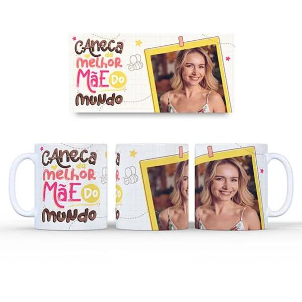 Arte para Caneca Dia das Mães - Arquivo PNG