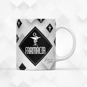 Arte para Caneca Farmácia Masculina