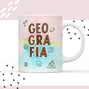 Arte para Caneca Geografia