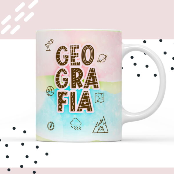 Arte para Caneca Geografia