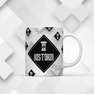 Arte para Caneca História Masculina