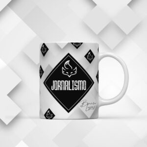Arte para Caneca Jornalismo Masculina