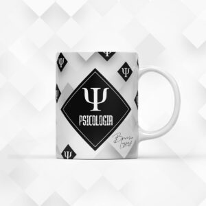 Arte para Caneca Psicologia Masculina