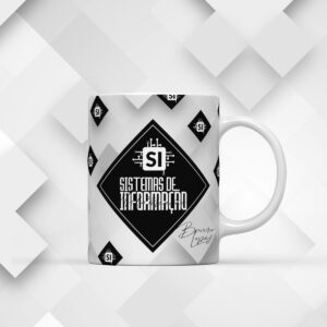 Arte para Caneca Sistema de Informação Masculina