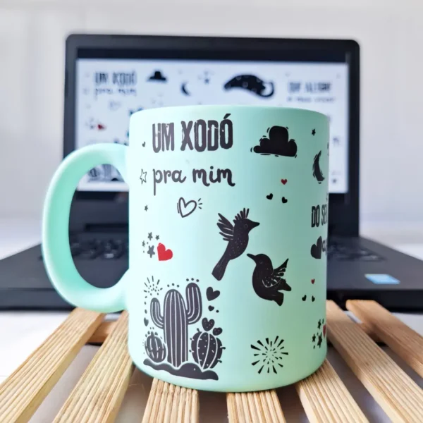 Arte para Caneca "Um Xodó Pra Mim" em PNG - Studio Kako