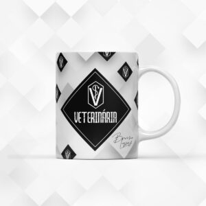 Arte para Caneca Veterinária Masculina