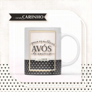 Arte para Sublimação Caneca - Avós