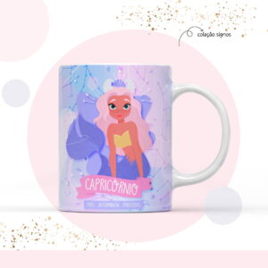 Arte para Sublimação Signo Capricórnio - Arquivo Digital