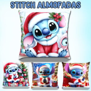 Arte Sublimação Almofada Stitch Natal - Arquivo Digital