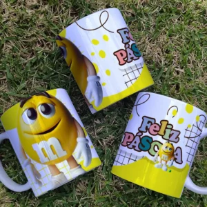 Artes 3D para Canecas de Páscoa - Kit Completo