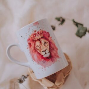 Artes Avulsa Leão Pink