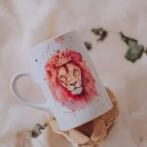 Artes Avulsa Leão Pink