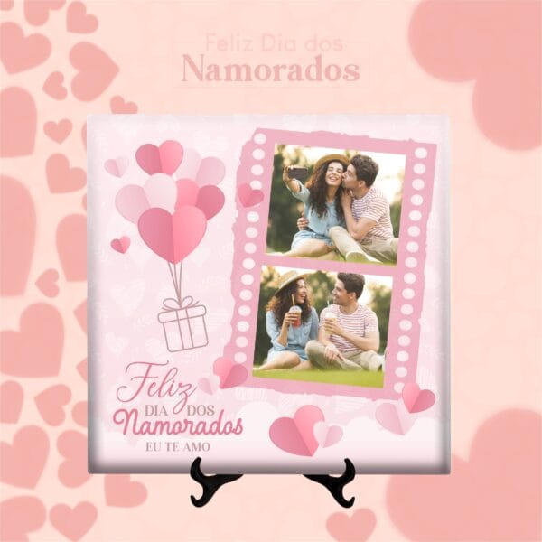 Artes Azulejos Dia dos Namorados 2023 Editável em Corel Draw