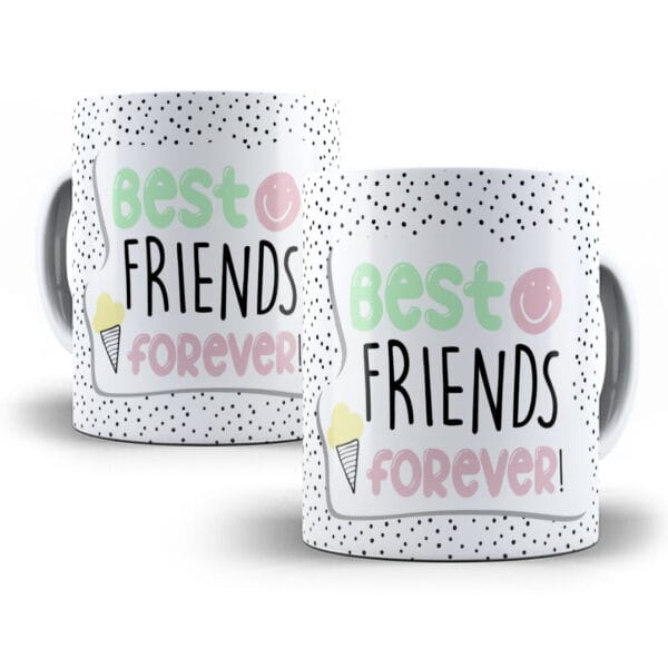 Artes Caneca Amizade Amiga Dia do Amigo Sublimação Frases