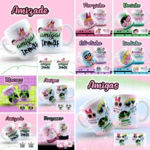 Artes Caneca As Meninas Super Poderosas Amigas e Irmãs 13 Artes Caneca As Meninas Super Poderosas Amigas e Irmãs