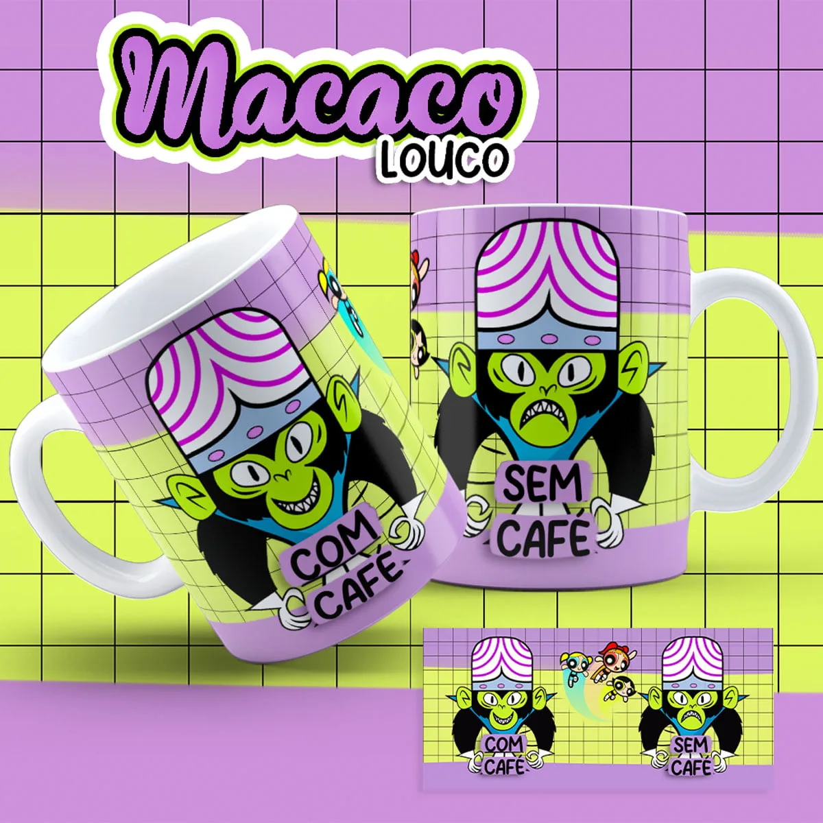 Artes Caneca As Meninas Super Poderosas Amigas e Irmãs 5 Artes Caneca As Meninas Super Poderosas Amigas e Irmãs