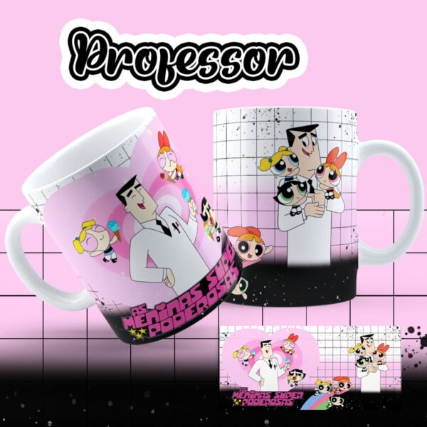 Artes Caneca As Meninas Super Poderosas Amigas e Irmãs
