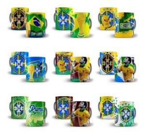 Artes Caneca Copa Do Mundo Qatar 2022 Editáveis Em Photoshop