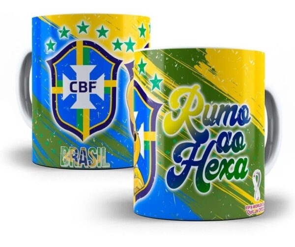 Artes Caneca Copa Do Mundo Qatar 2022 Editáveis Em Photoshop