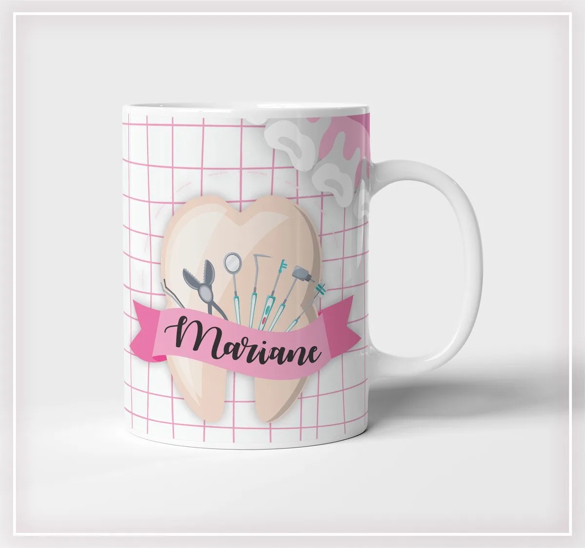 Artes Caneca Dentista Png Cdr Editavel 300 Dpi 2