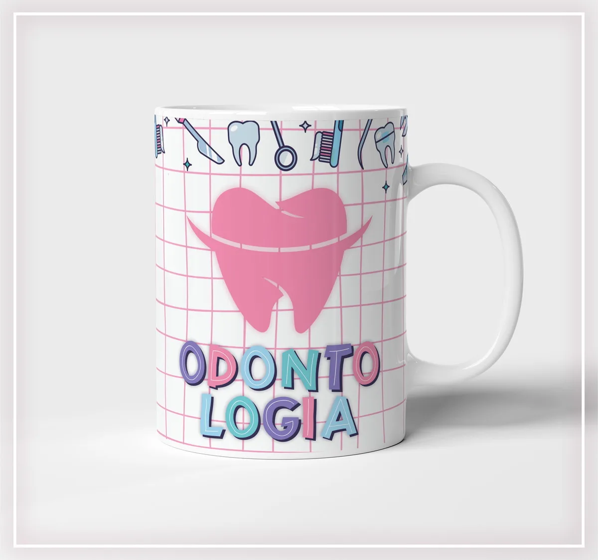Artes Caneca Dentista Png Cdr Editavel 300 Dpi