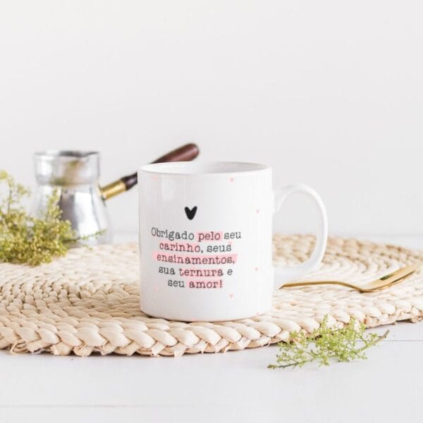 Artes Caneca Dia das Mães Minimalista Linhas Elegantes - Imagem 6