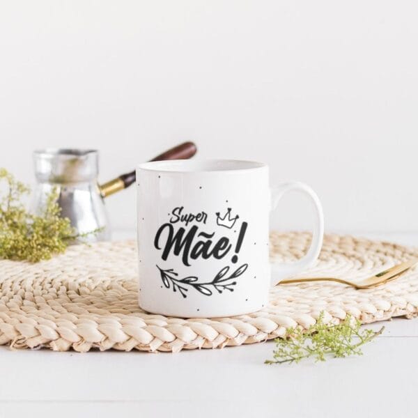 Artes Caneca Dia das Mães Minimalista Linhas Elegantes - Imagem 5